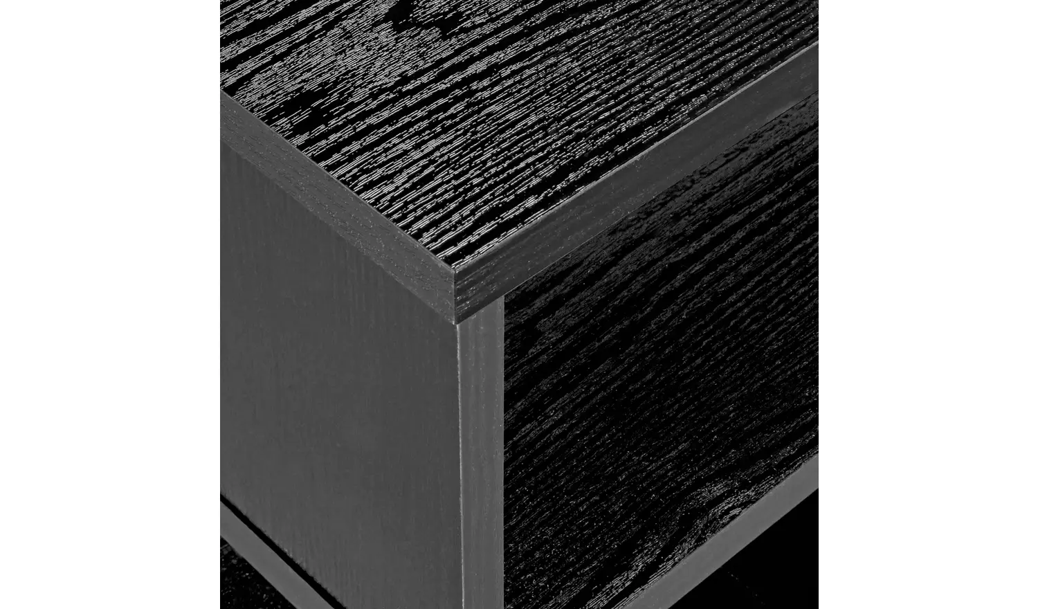 Argos Home Cubes Short Shallow Shelving Unit - Black