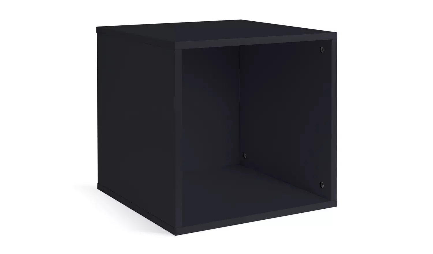 Habitat Rubrics Modular Single Square Shelf Unit - Black