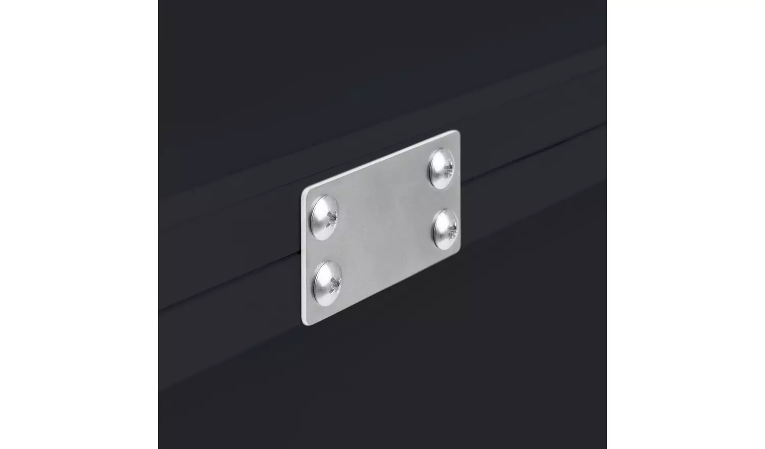 Habitat Rubrics Modular Single Square Shelf Unit - Black