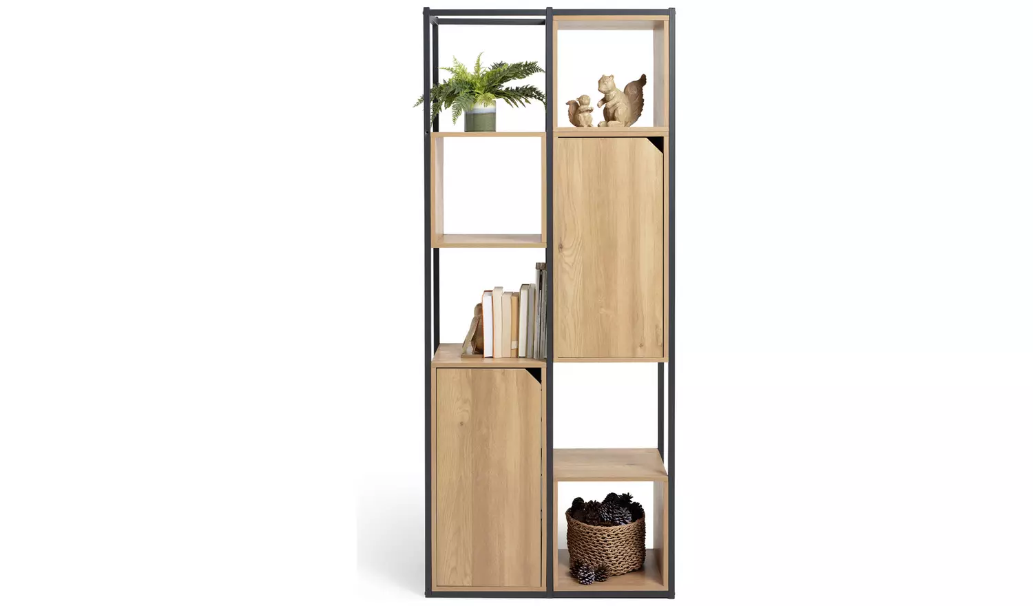 Argos Home Loft Living Tall Shelving Unit - Light Oak