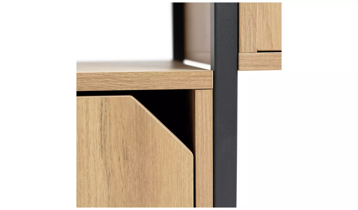 Argos Home Loft Living Tall Shelving Unit - Light Oak