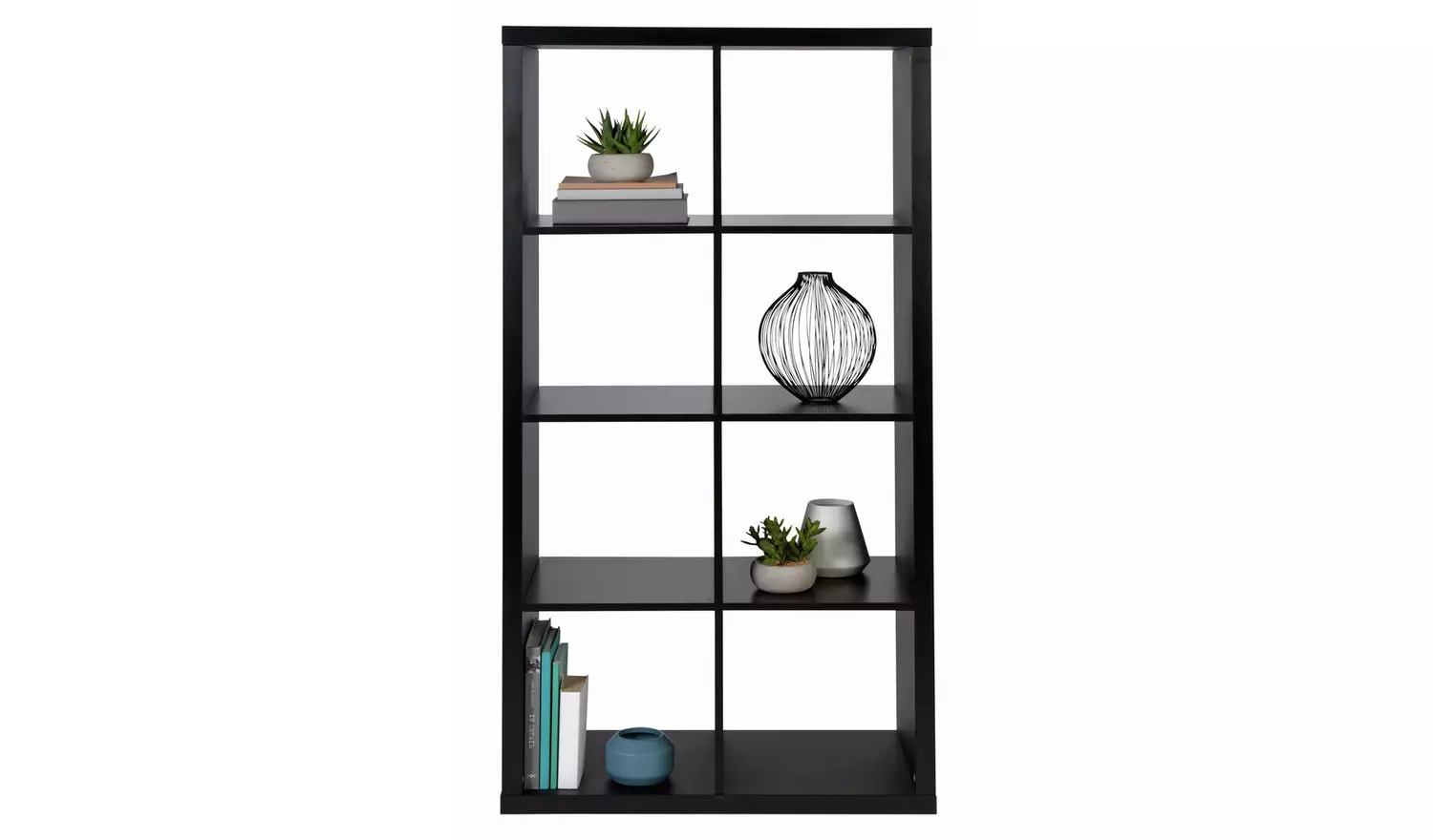 Habitat Squares Plus 8 Cube Storage Unit - Black