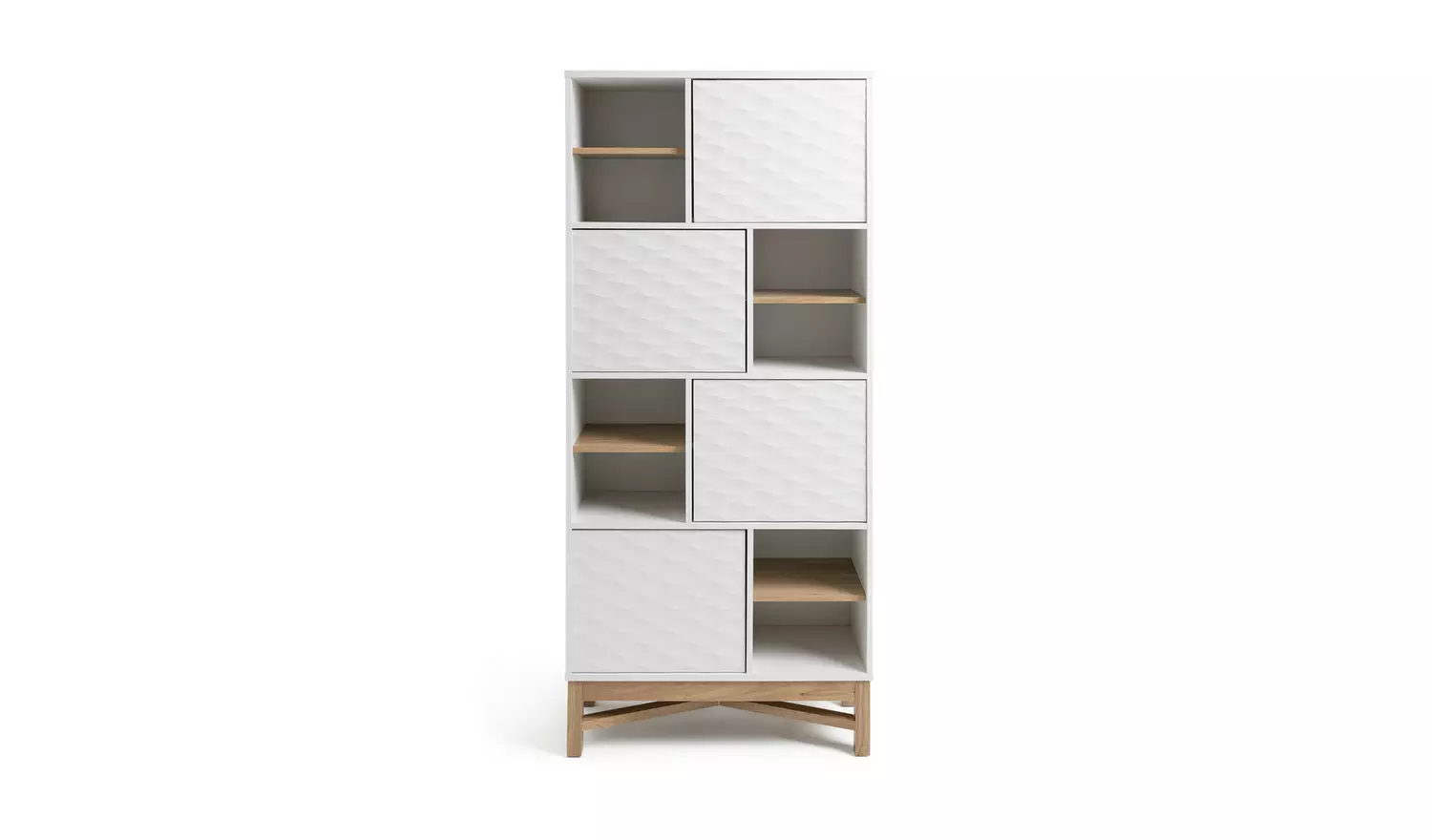 Habitat Zander Tall Shelving Unit - Two Tone