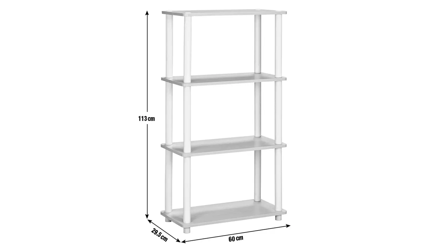 Argos Home Verona Bookcase - Light Wood Effect