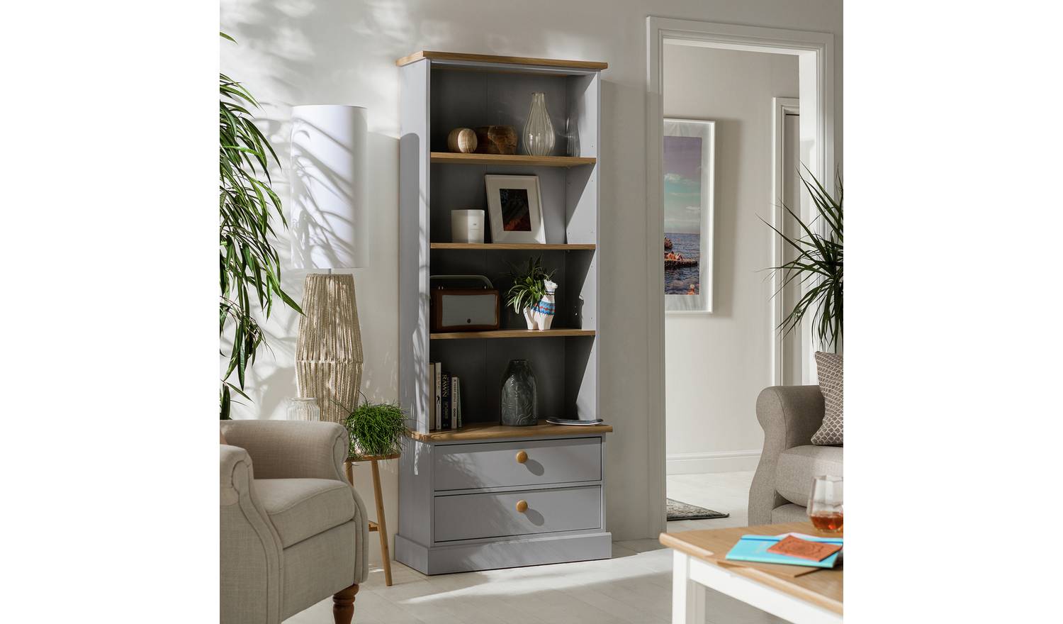 Argos Home Winchester Bookcase - Grey