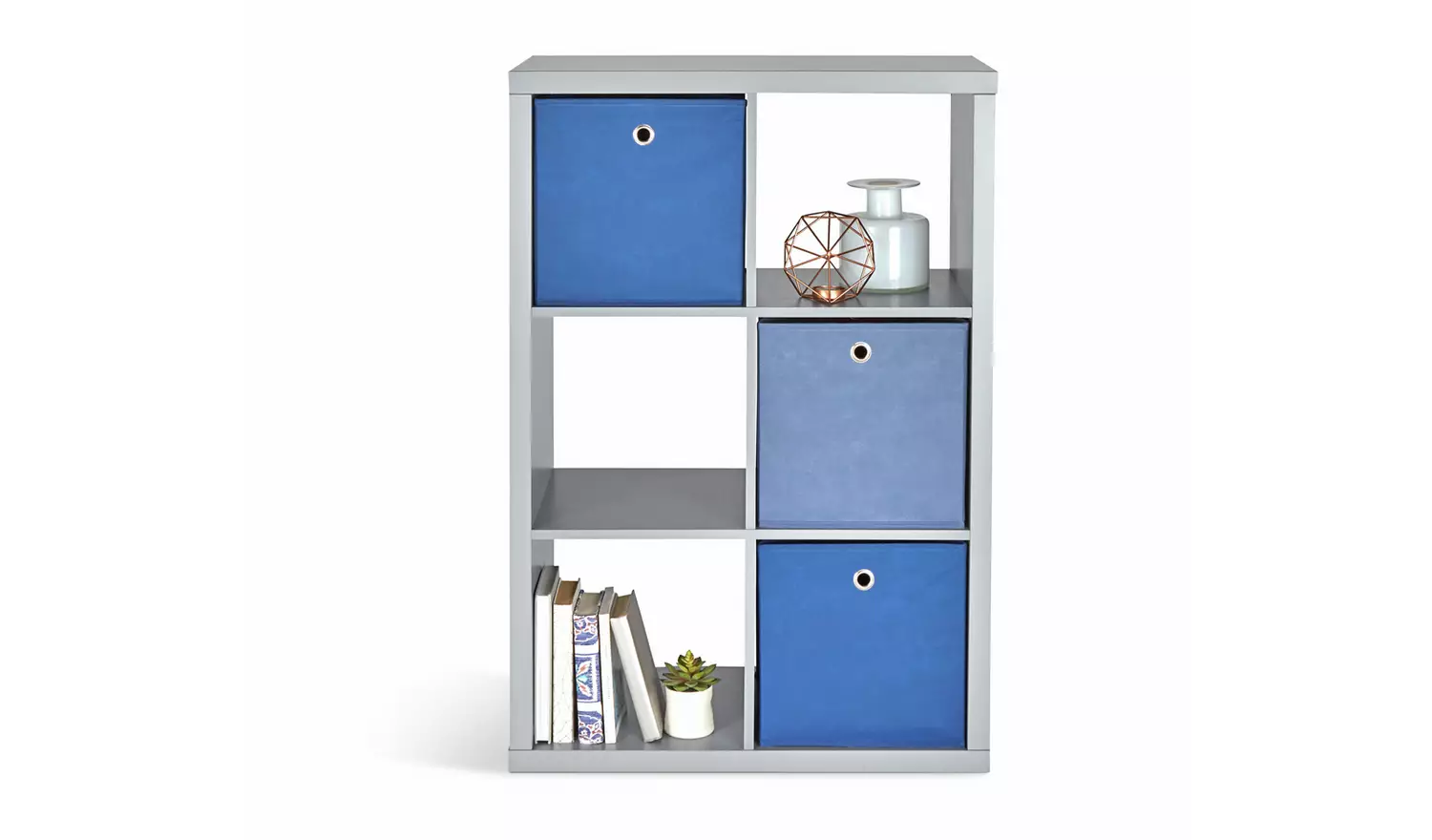 Habitat Squares Plus 6 Cube Storage Unit - Grey