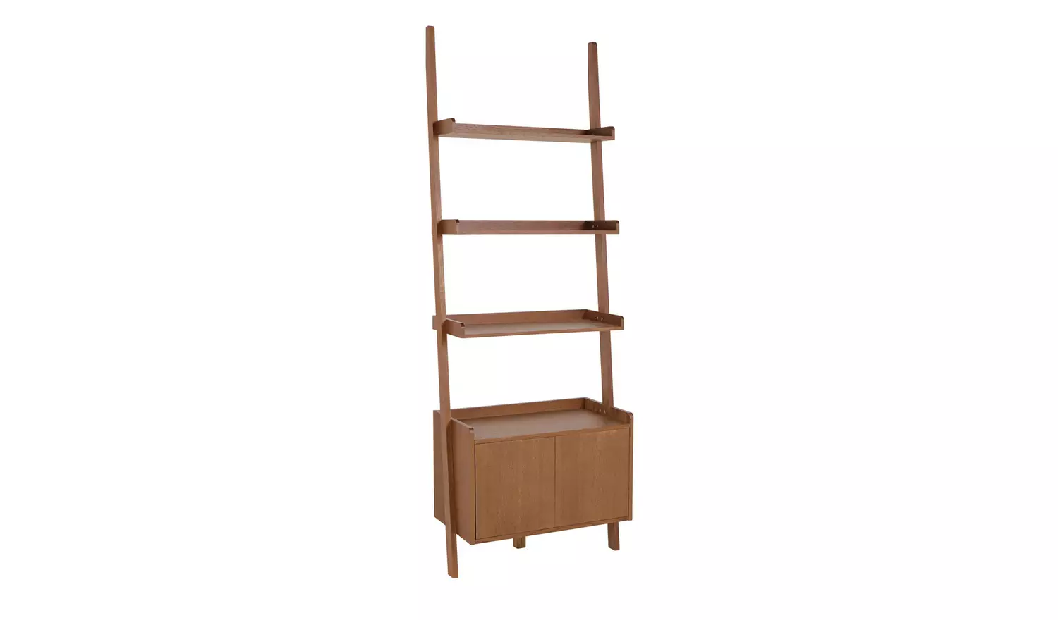 Habitat Jessie 2 Door Ladder Shelf - Walnut