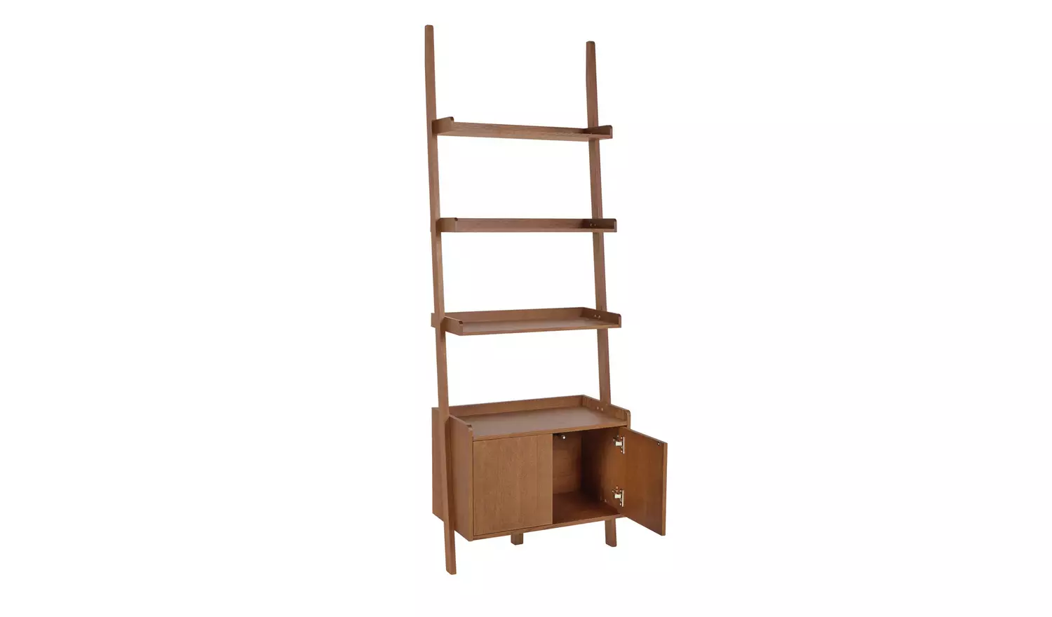 Habitat Jessie 2 Door Ladder Shelf - Walnut