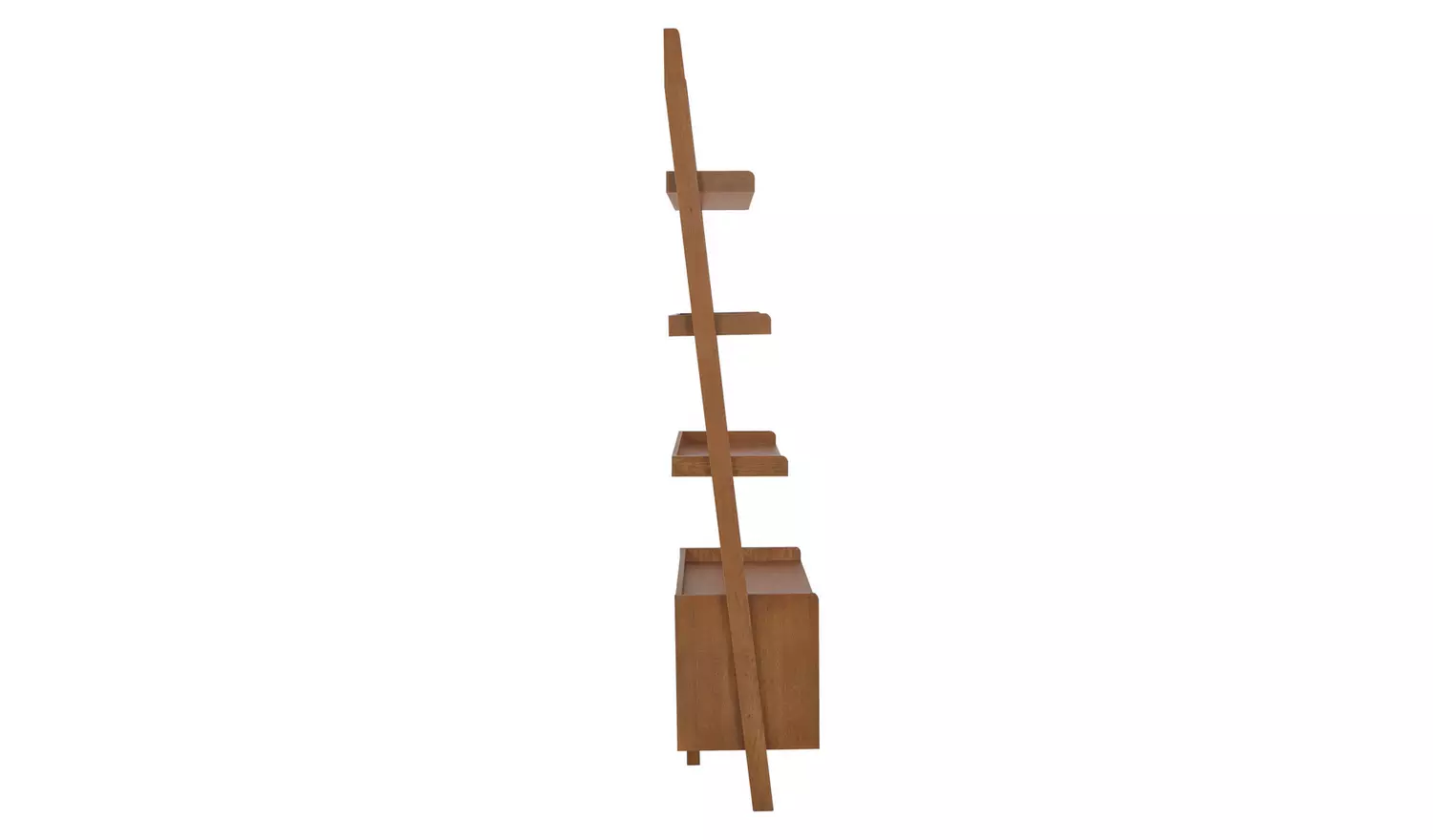 Habitat Jessie 2 Door Ladder Shelf - Walnut