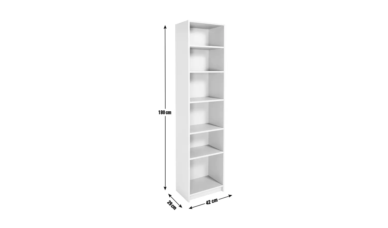 Argos Home Maine Narrow Bookcase - Grey