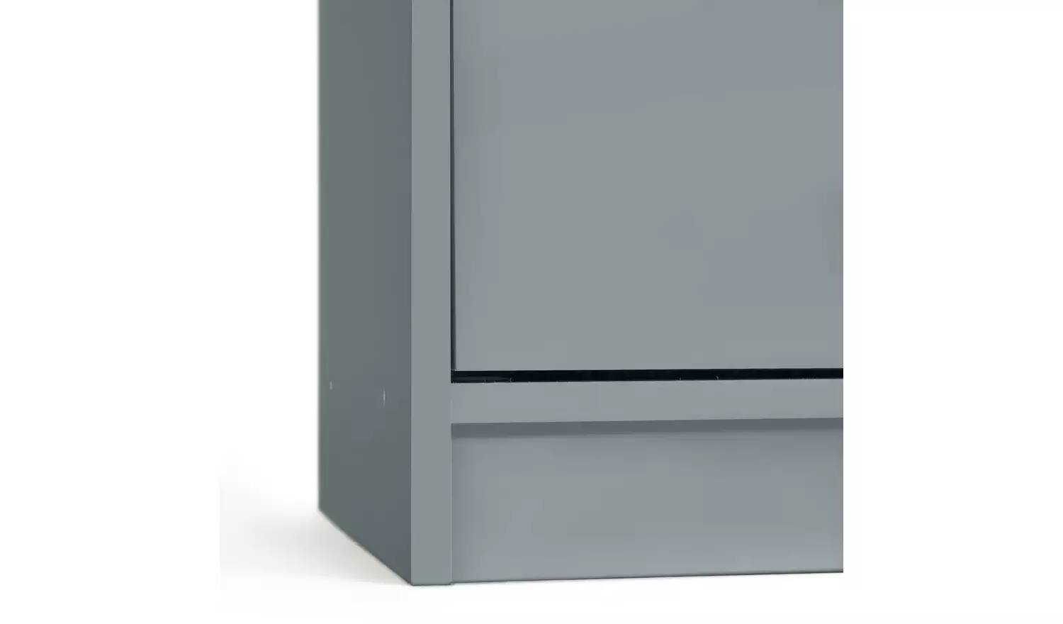 Argos Home Maine 2 Drawer Bookcase - Grey