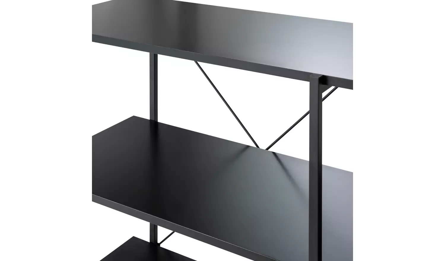 Habitat Huckley Industrial Shelving Unit – Black