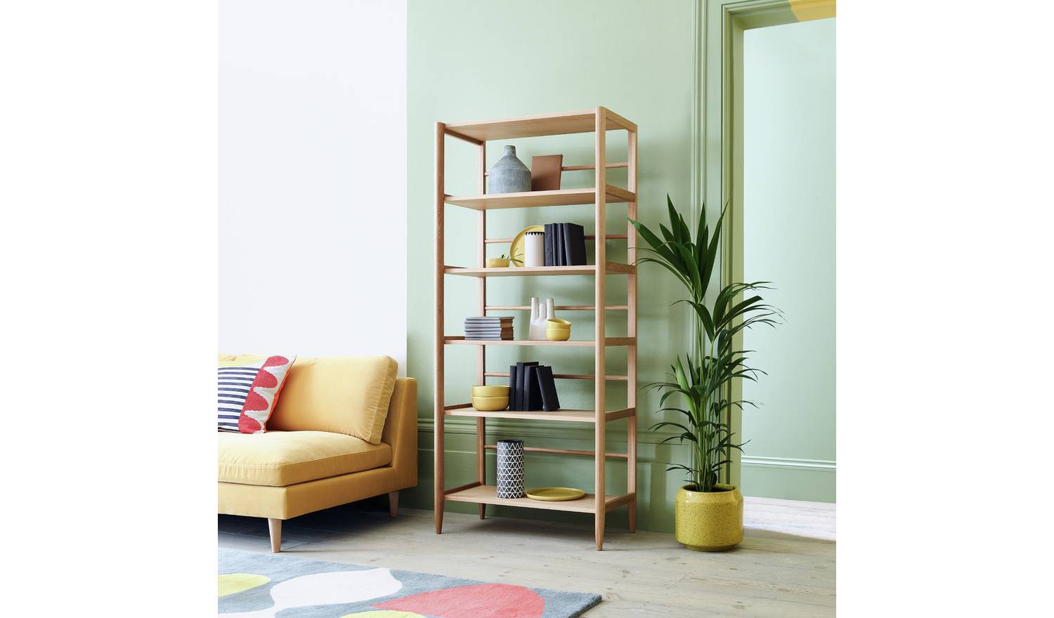 Habitat Cornelia Oak Veneer Bookcase