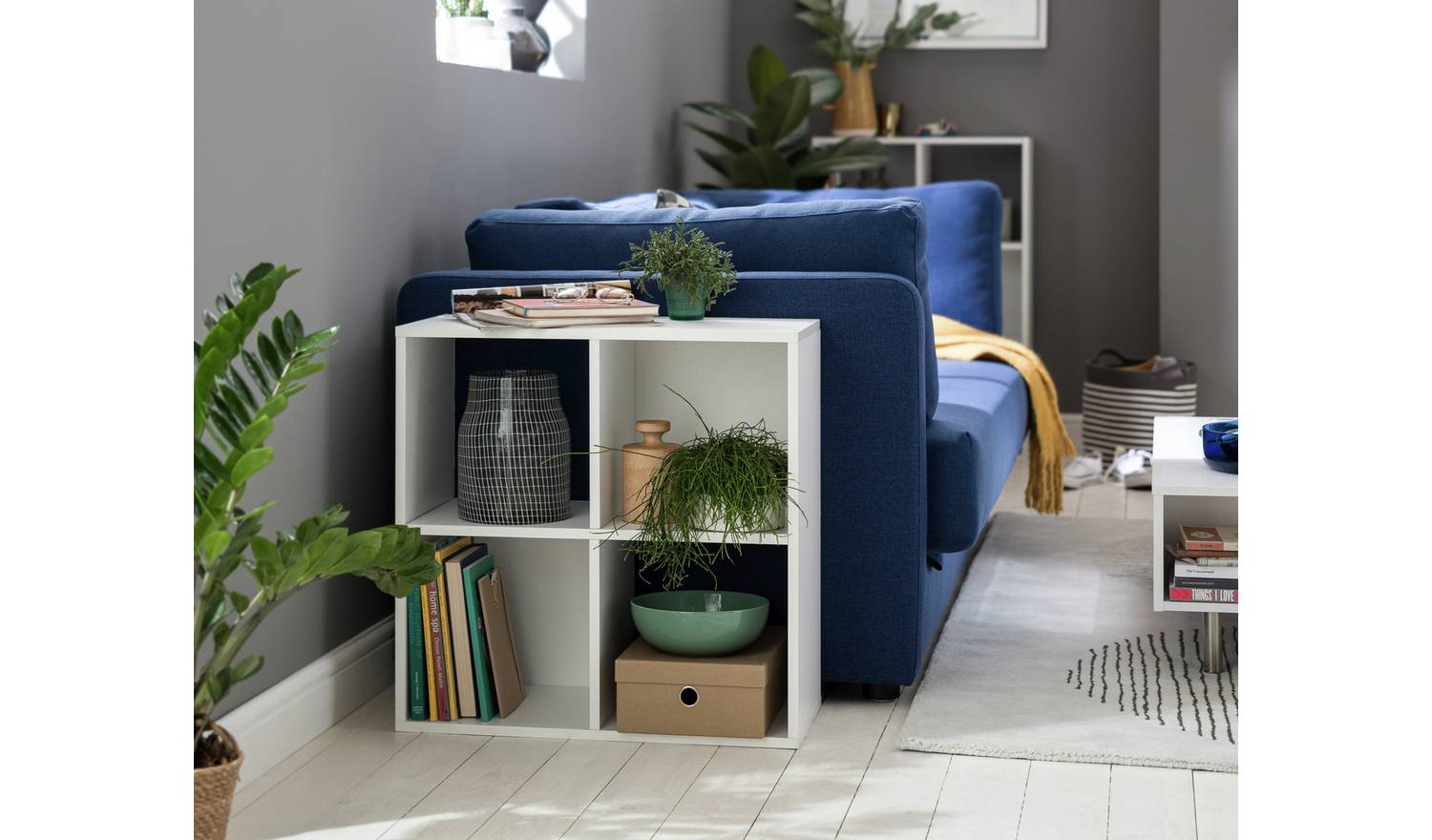 Argos Home Squares 4 Cube Storage Unit - White