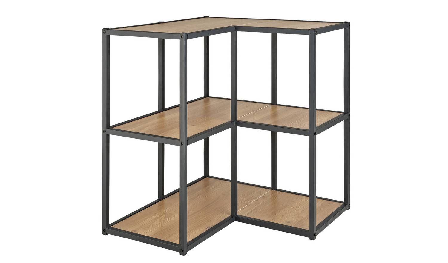 Argos Home Loft Living Short Corner Shelving Unit- Light Oak