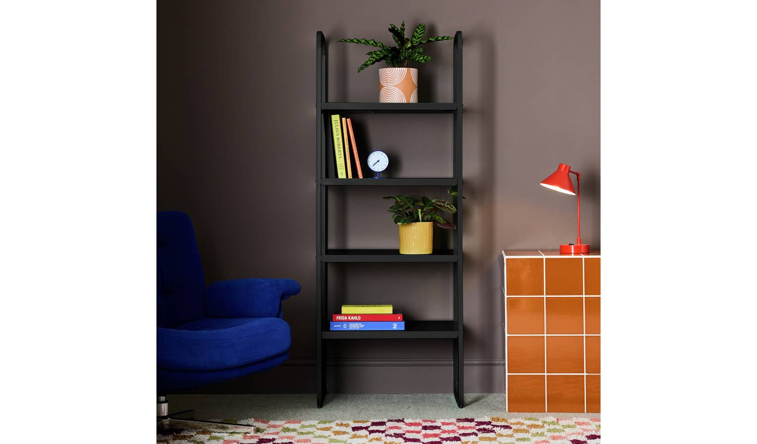 Habitat Lorelei Narrow Bookcase - Black