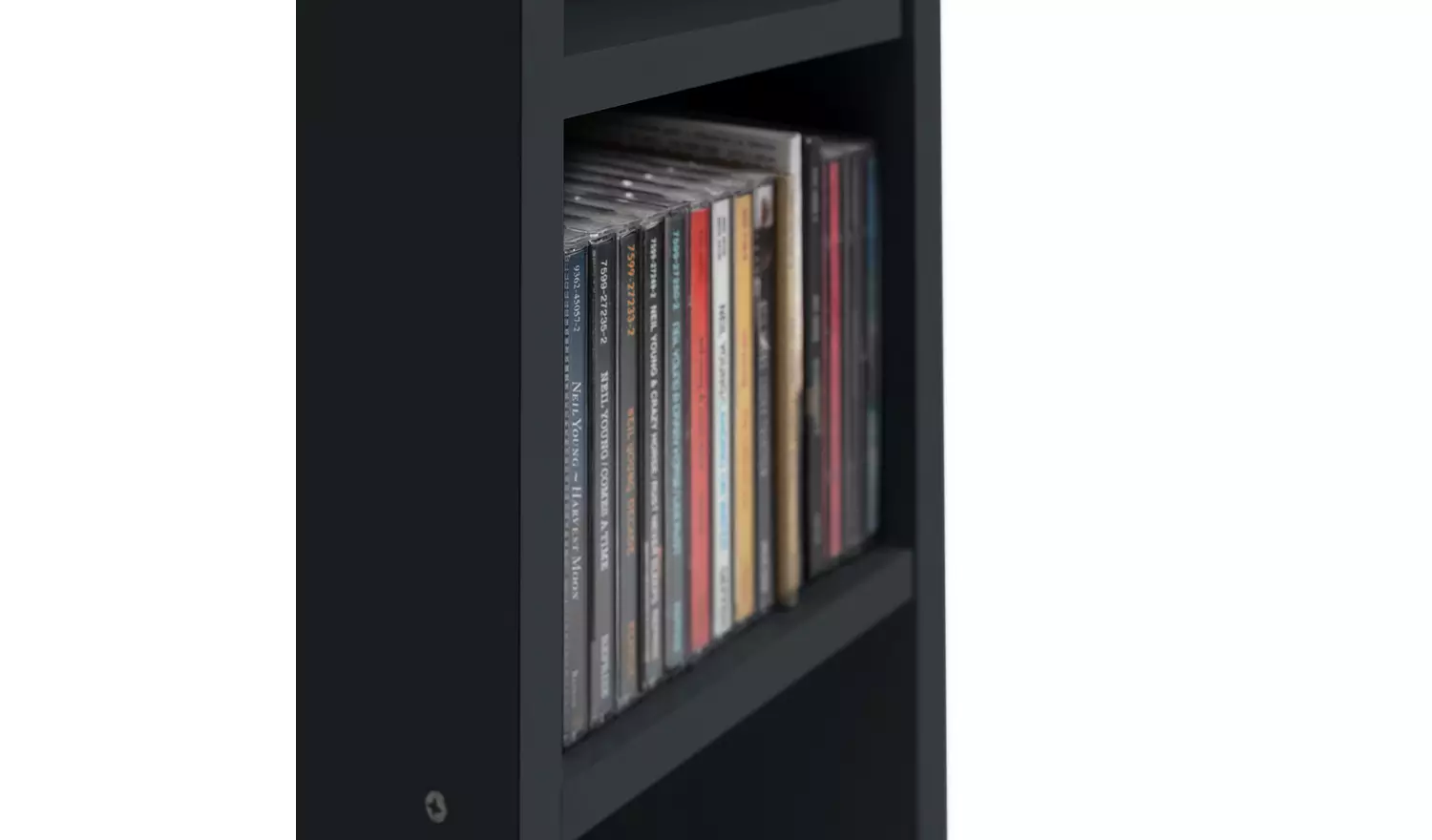 Argos Home Maine Tall CD and DVD Storage unit - Black