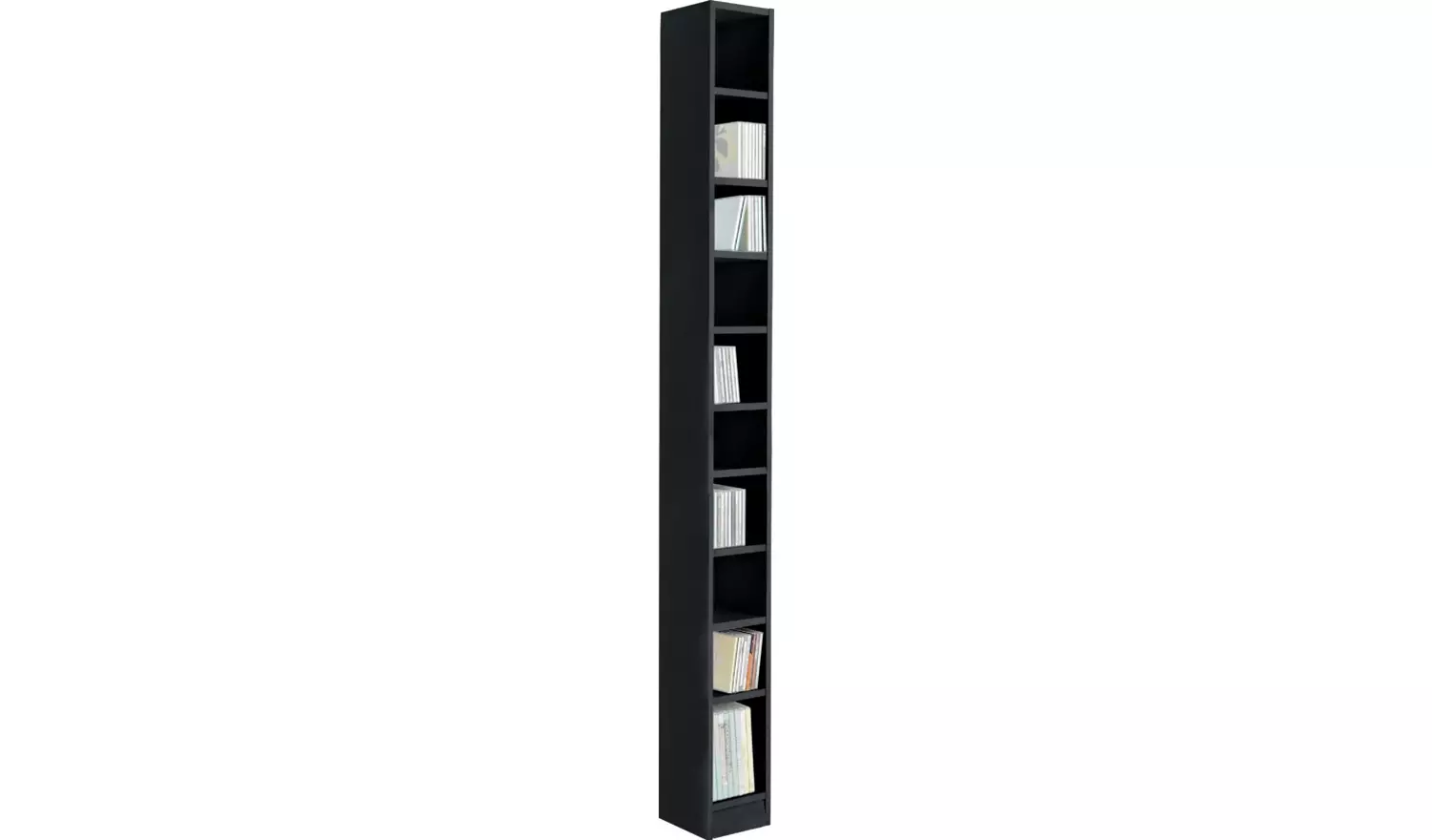 Argos Home Maine Tall CD and DVD Storage unit - Black