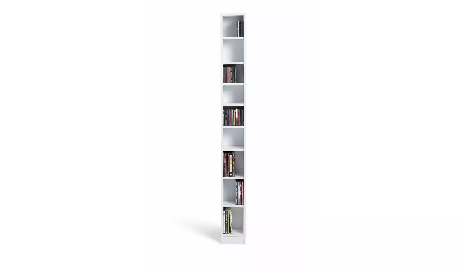 Argos Home Maine Tall CD and DVD Storage unit - White