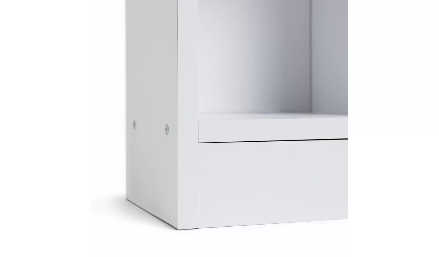 Argos Home Maine Tall CD and DVD Storage unit - White