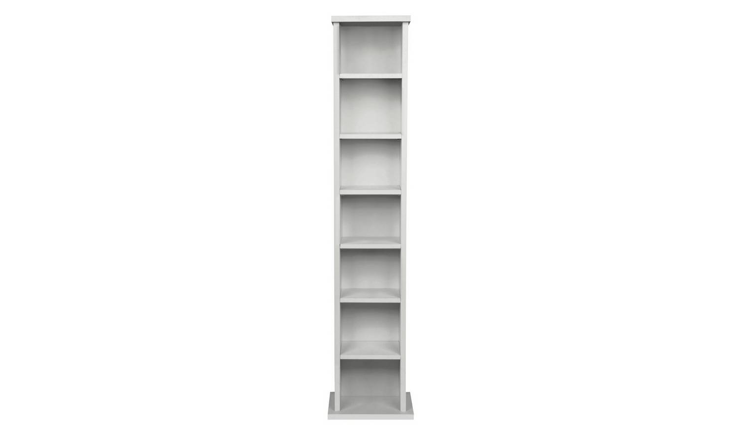 Argos Home Maine CD and DVD Storage unit - White wood effect