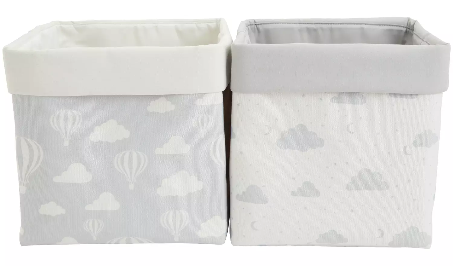 Argos Home Nursery Pack of 2 Storage Bag - Grey