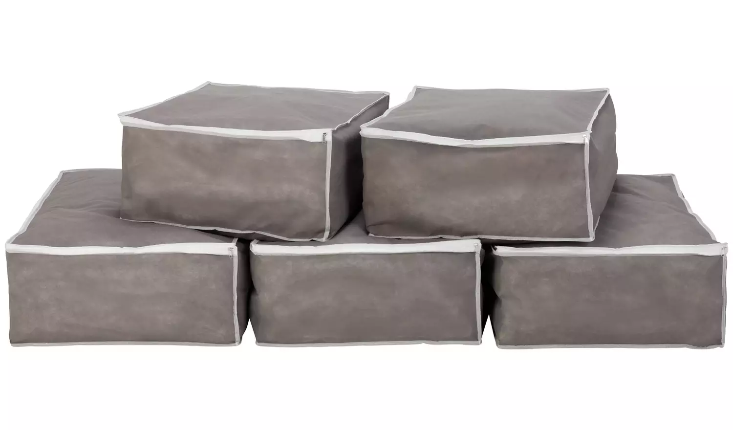 Argos Home Pack of 5 Bumper Value Blanket Bags - Grey