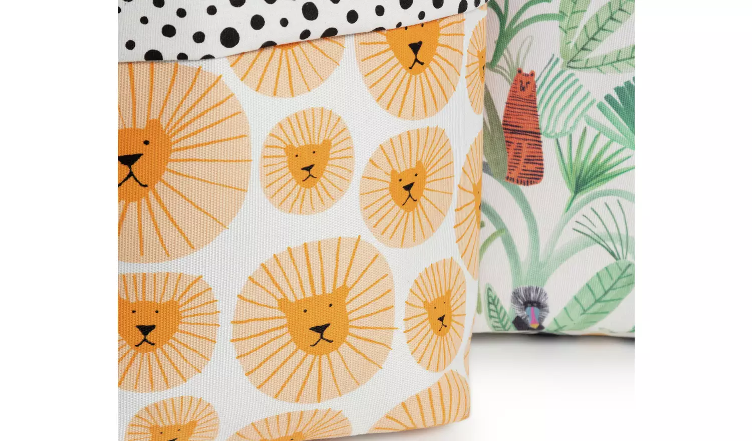 Habitat Pack of 2 Jungle & Lion Kids Storage Bags - Multi