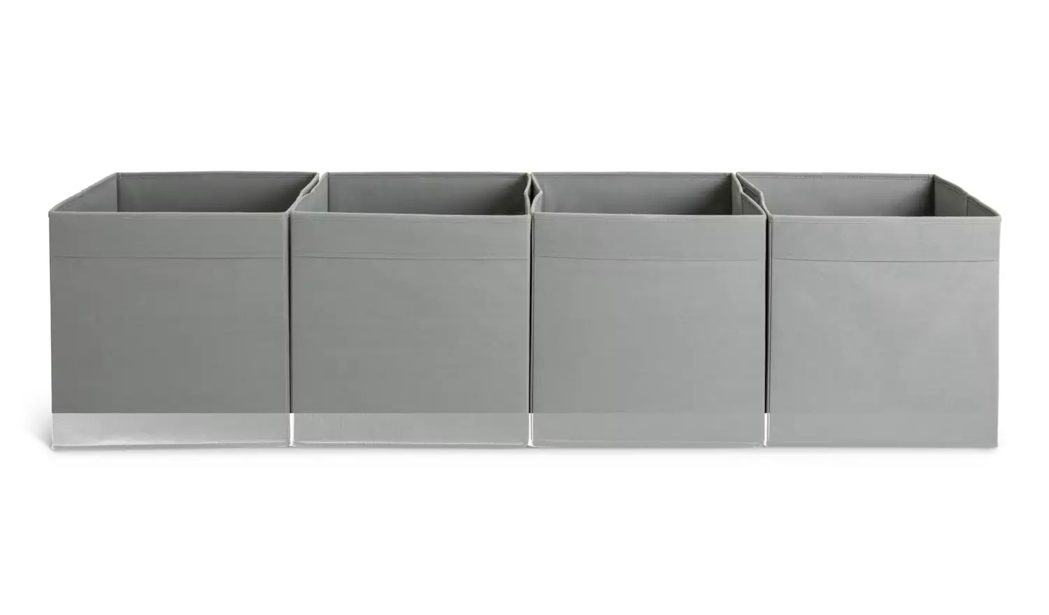 Argos Home Set of 4 Square Plus Boxes - Grey