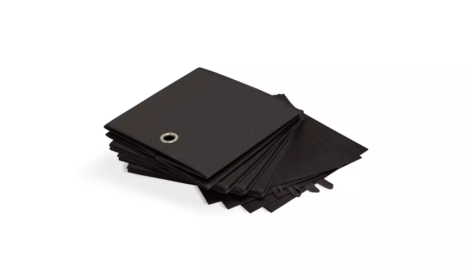 Argos Home Set of 4 Squares Boxes - Black