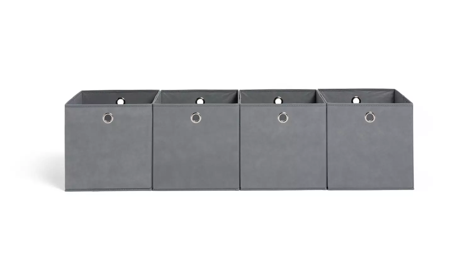 Argos Home Set of 4 Squares Boxes - Grey
