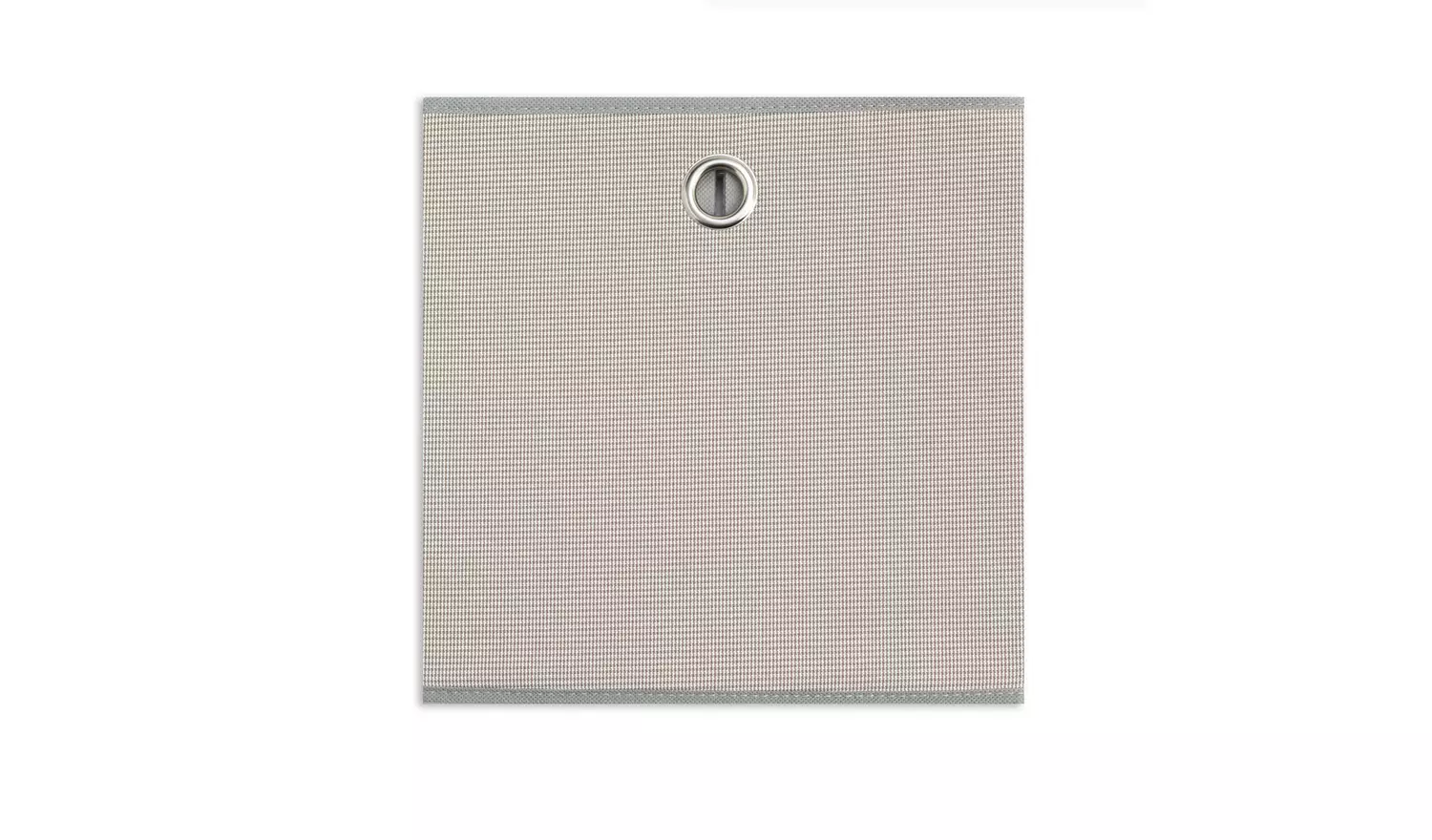 Argos Home Set of 4 Woven Linen Squares Boxes - Grey