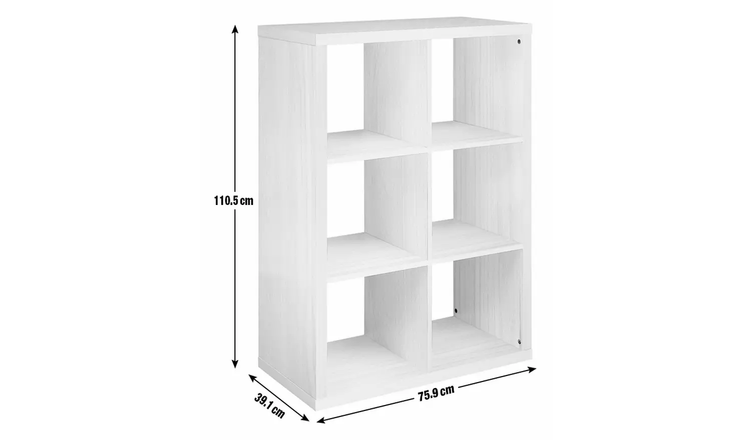 Habitat Squares Plus 6 Cube Storage Unit - Dark Oak