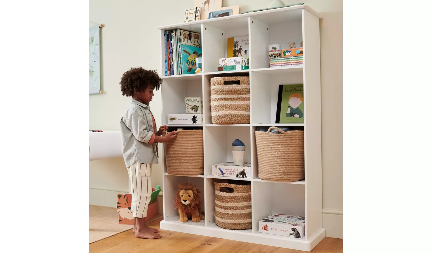 Great Little Trading Company Abbeville Cube Storage - White