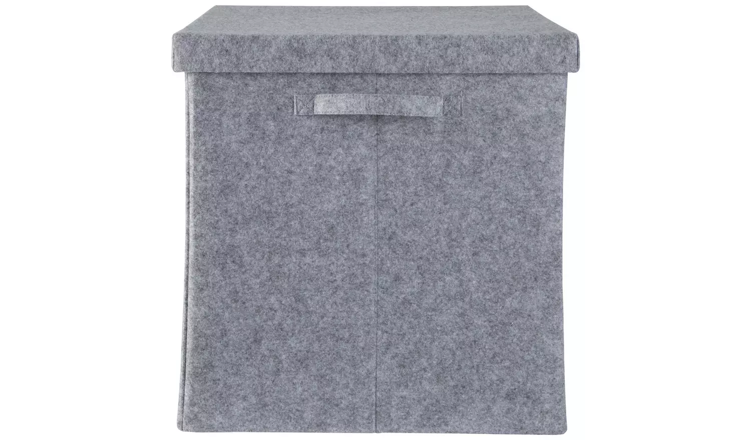 Habitat Square 40cm Felt Storage Box with Lid