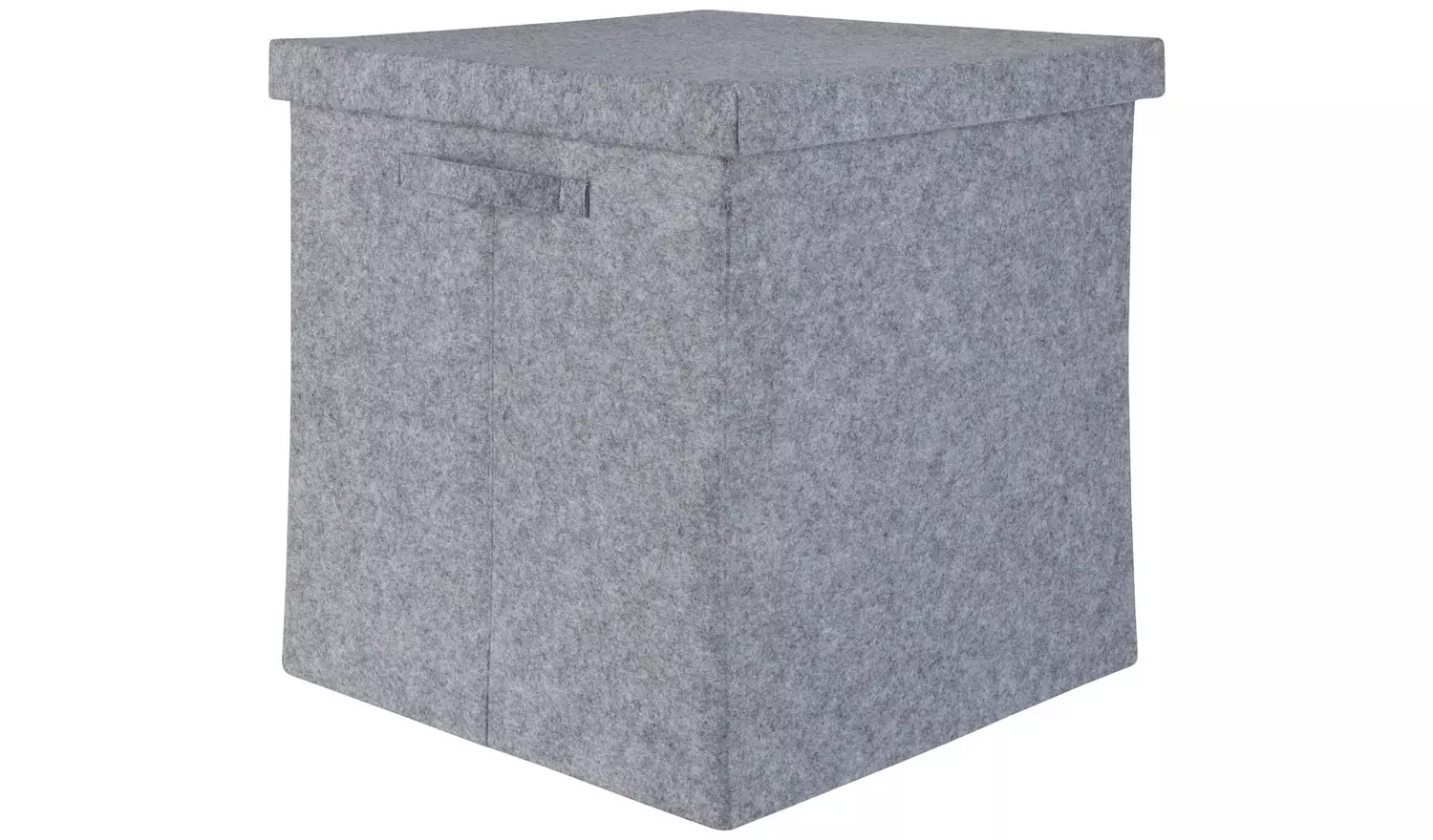Habitat Square 40cm Felt Storage Box with Lid