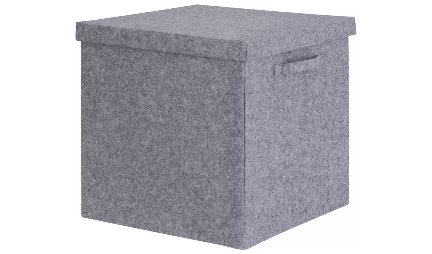 Habitat Square 40cm Felt Storage Box with Lid