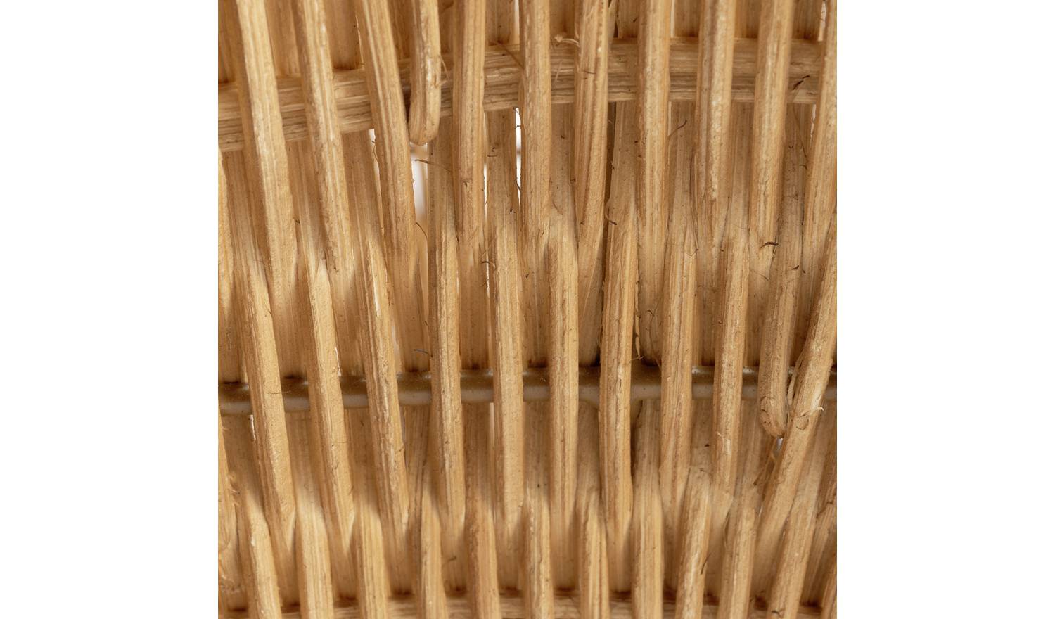 Habitat Rattan Wave Storage Basket - Natural
