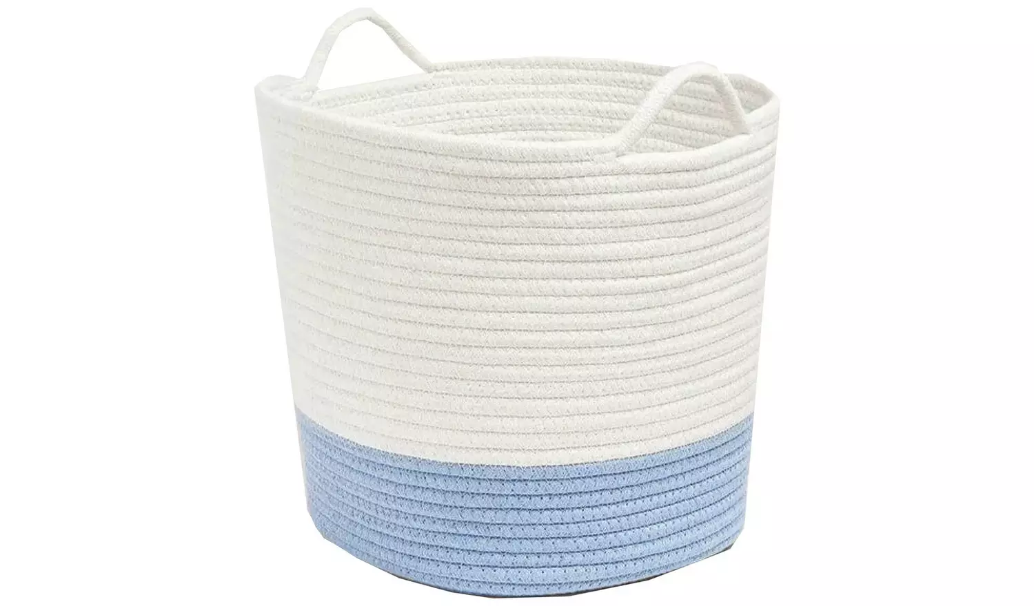 Great Little Trading Company Rope Storage Basket - Blue