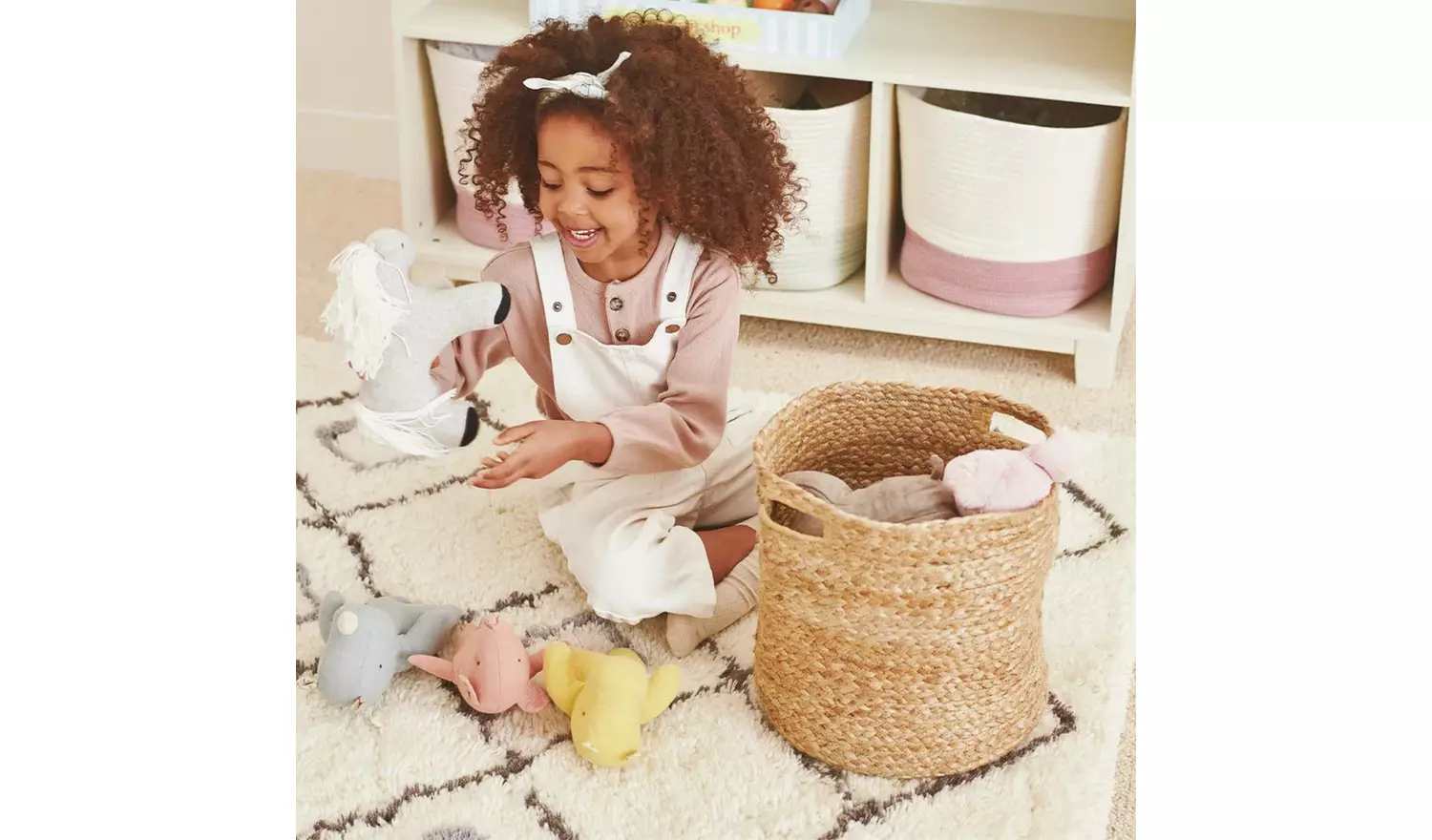 Great Little Trading Company Jute Storage Basket - Natural