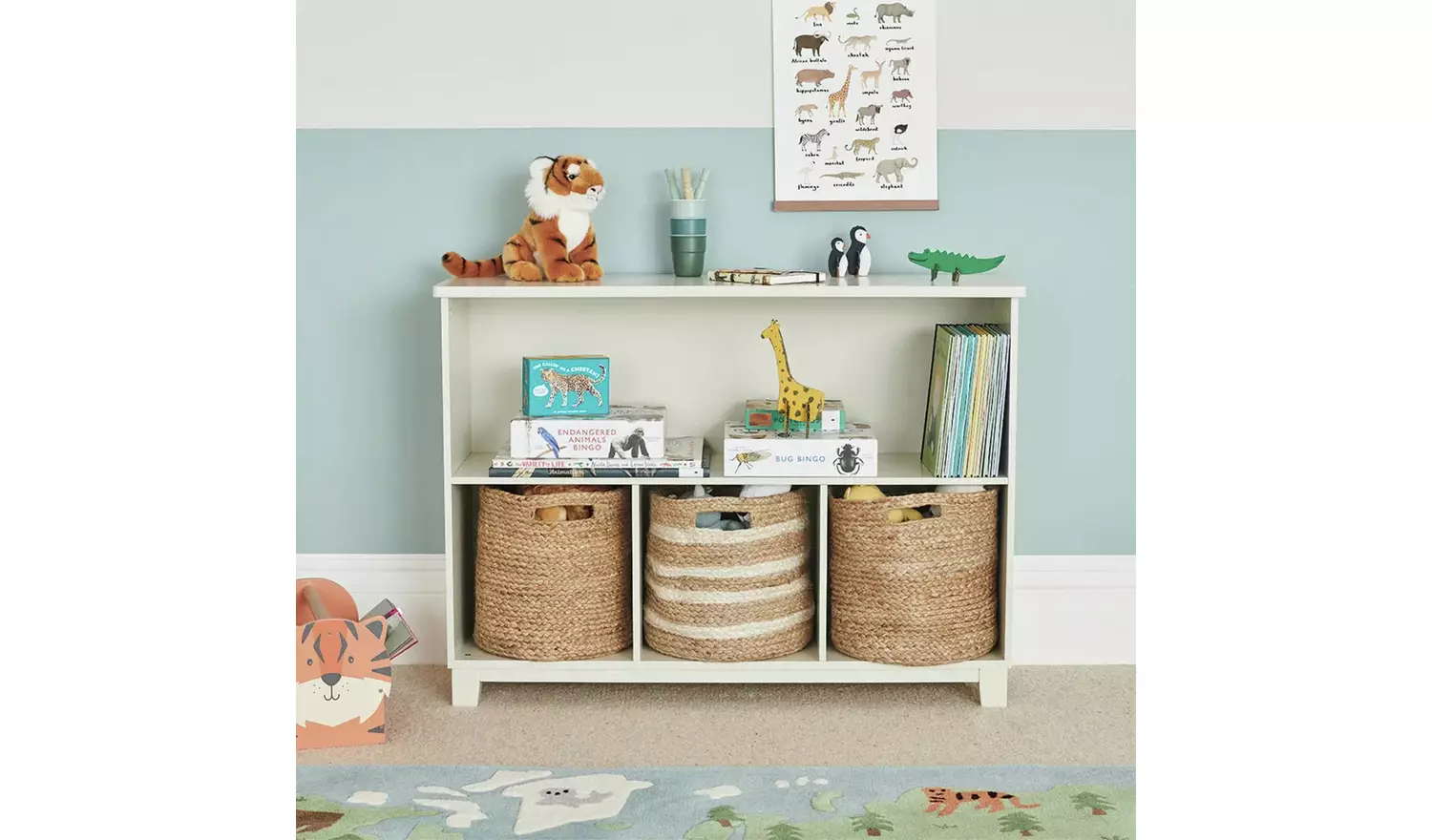 Great Little Trading Company Jute Storage Basket - Natural