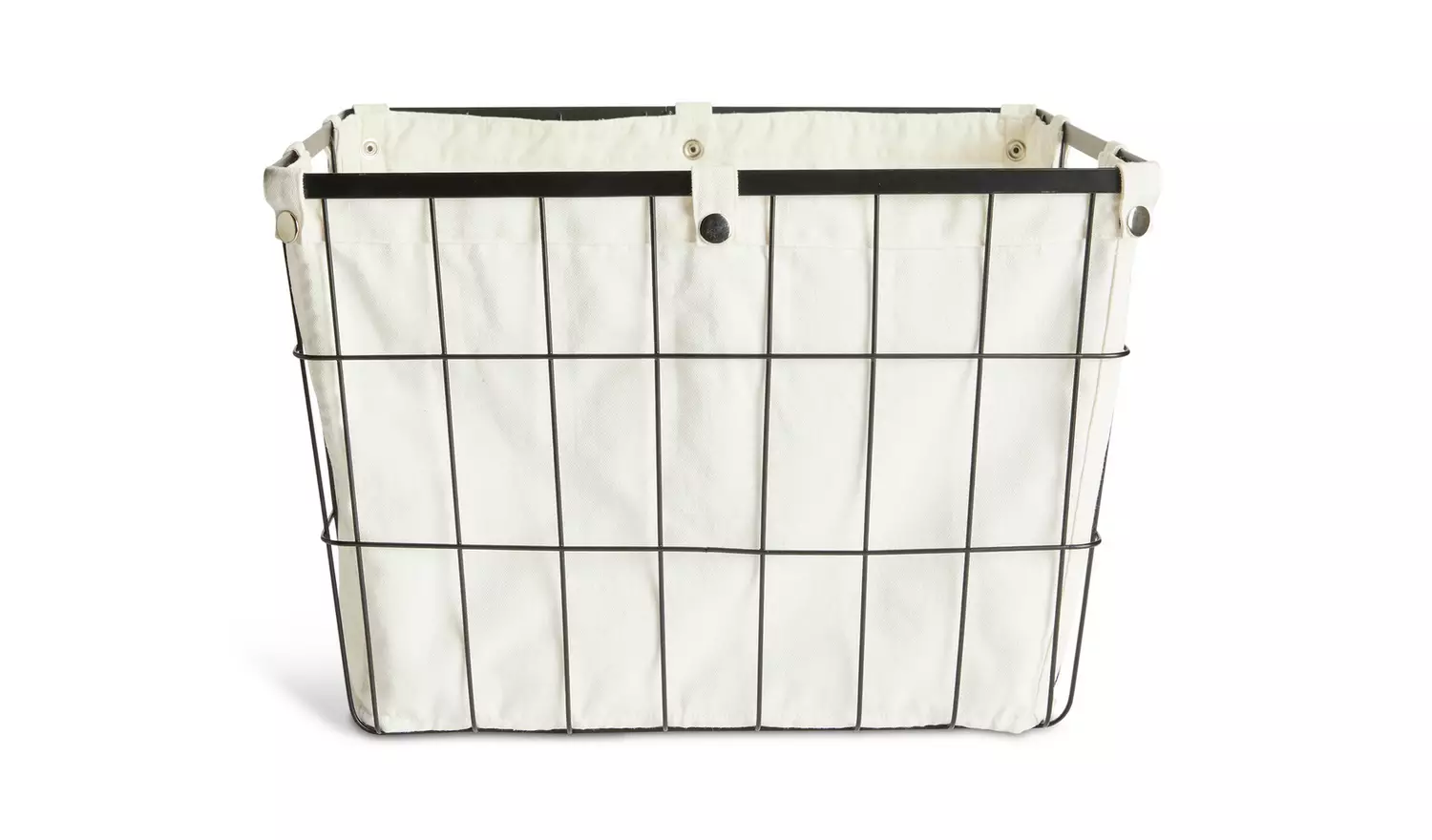 Habitat 36 Litre Industrial Wire Storage Basket - White