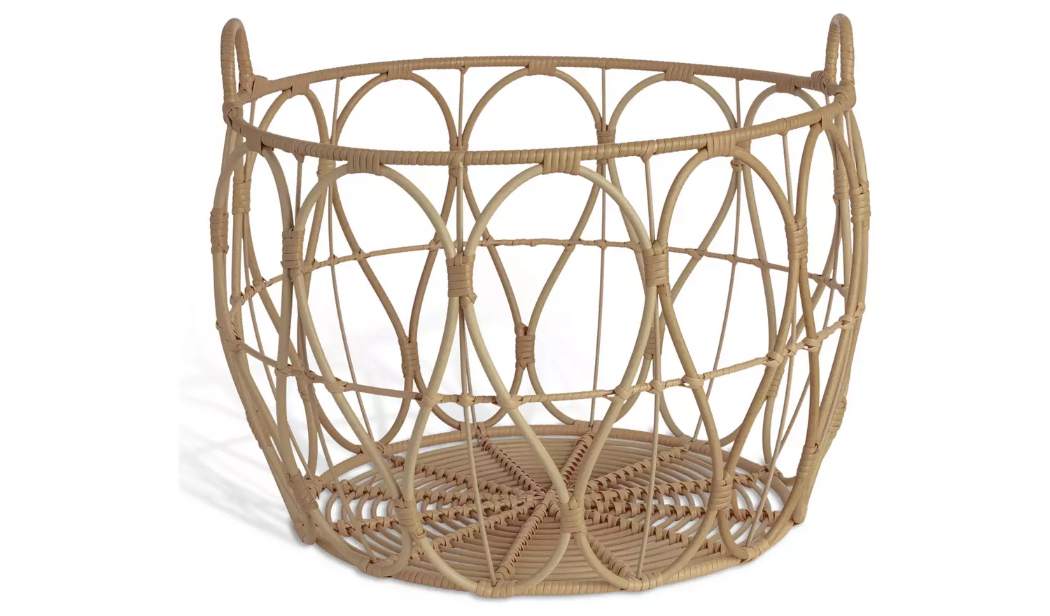 Habitat Open Weave Blanket Storage Basket - Natural