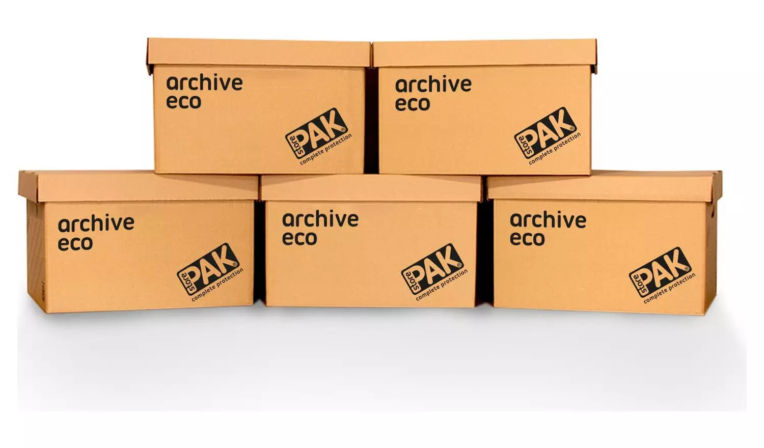 StorePAK Eco Archive Storage Boxes With Lid - Set of 5