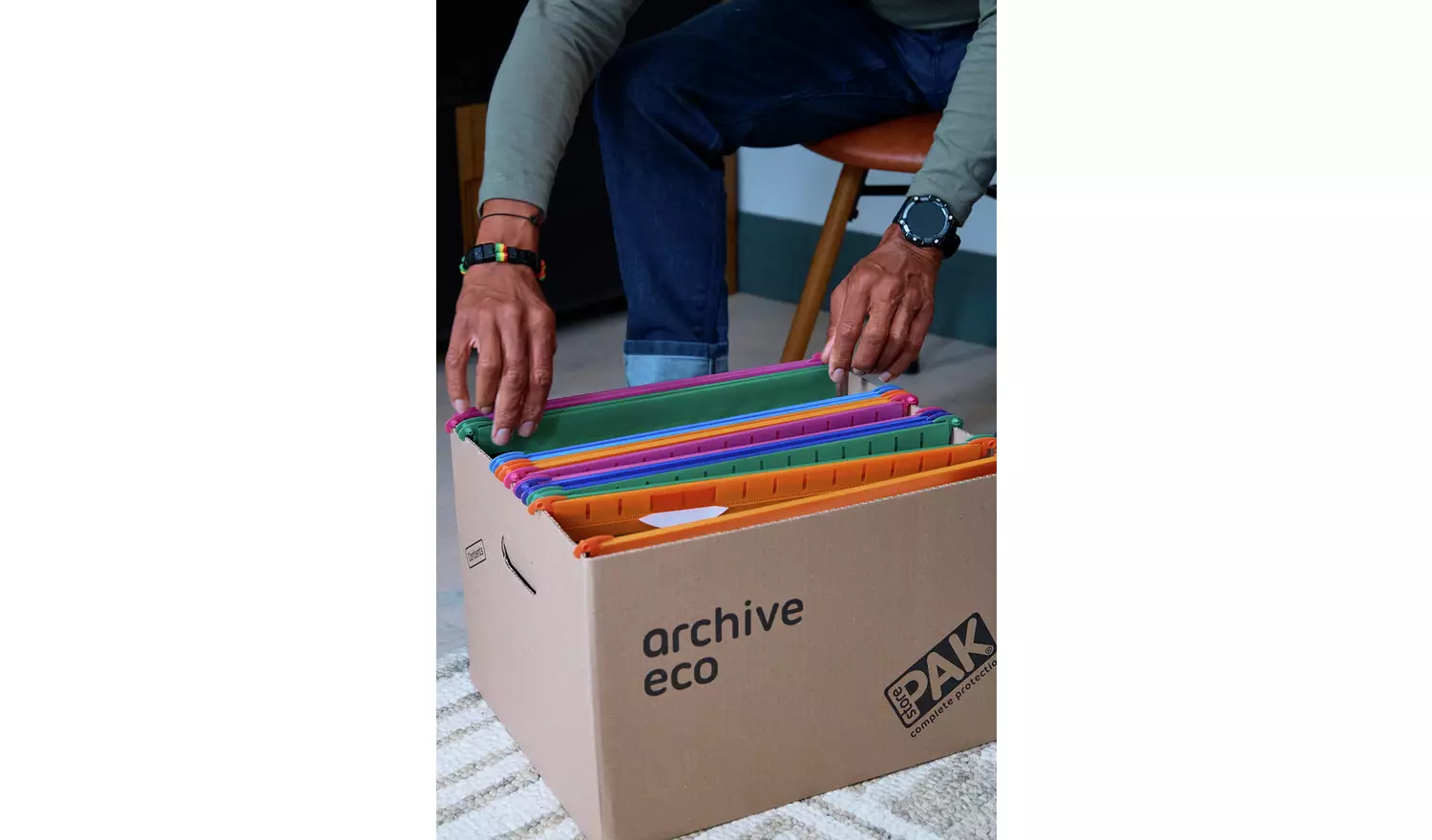 StorePAK Eco Archive Storage Boxes With Lid - Set of 5