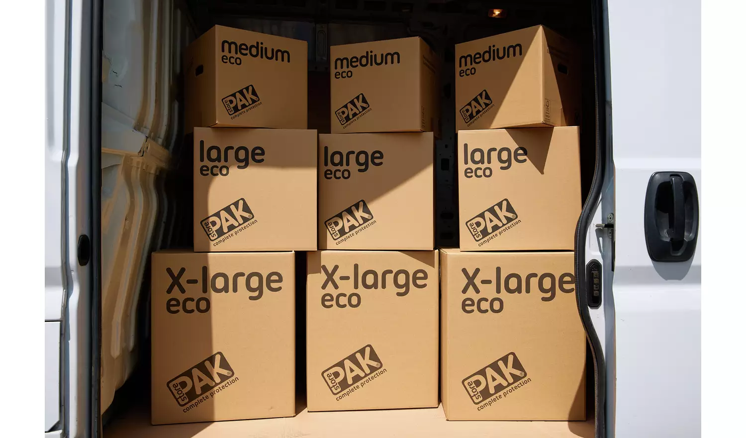 StorePAK Large Eco Cardboard Storage Boxes - Set of 5