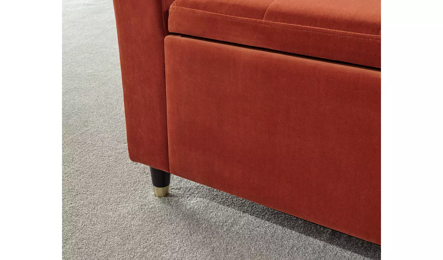 GFW Genoa Window Fabric Seat - Russet