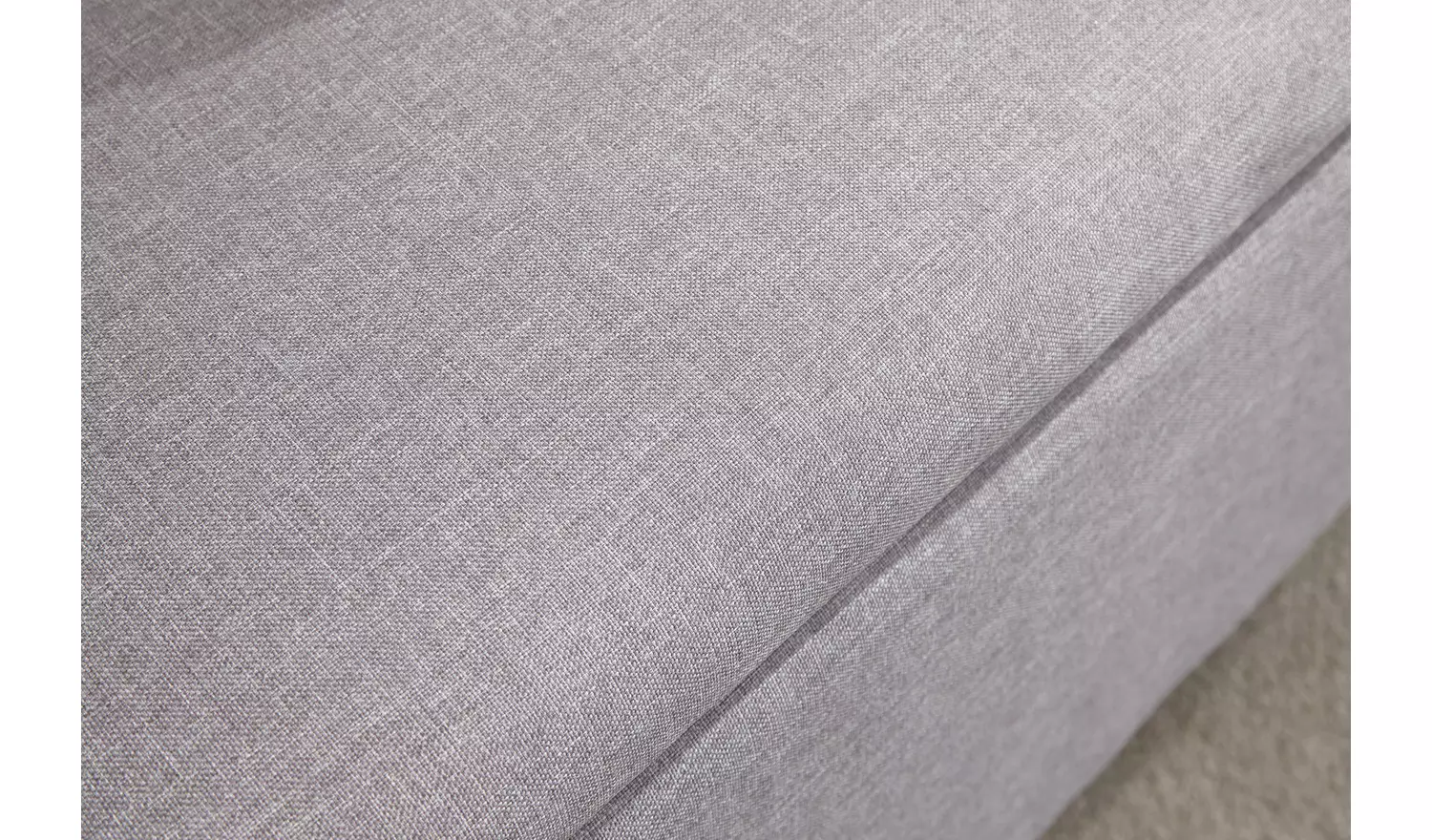 GFW Secreto Fabric Ottoman - Light Grey