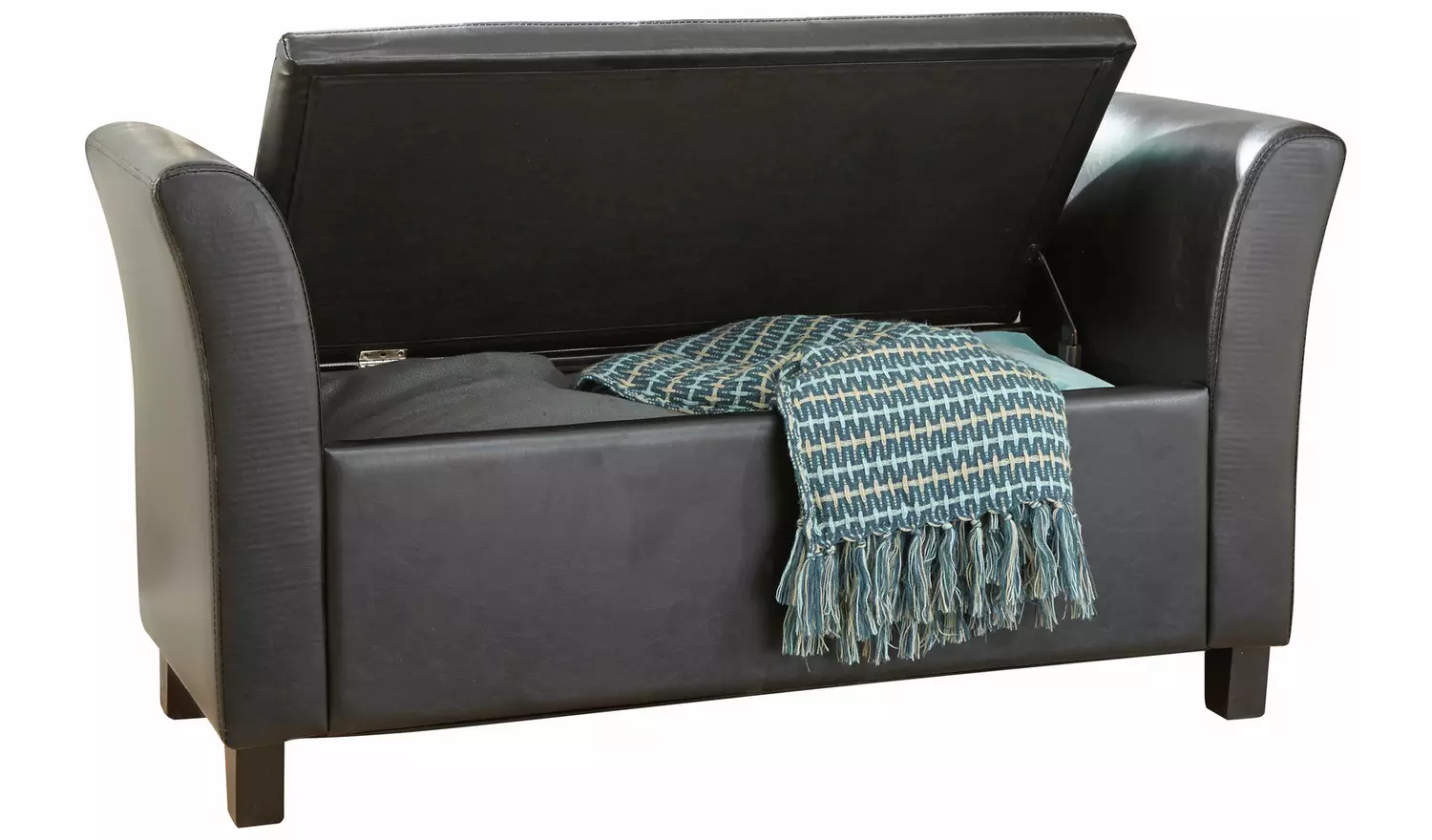 GFW Verona Window Faux Leather Seat - Black