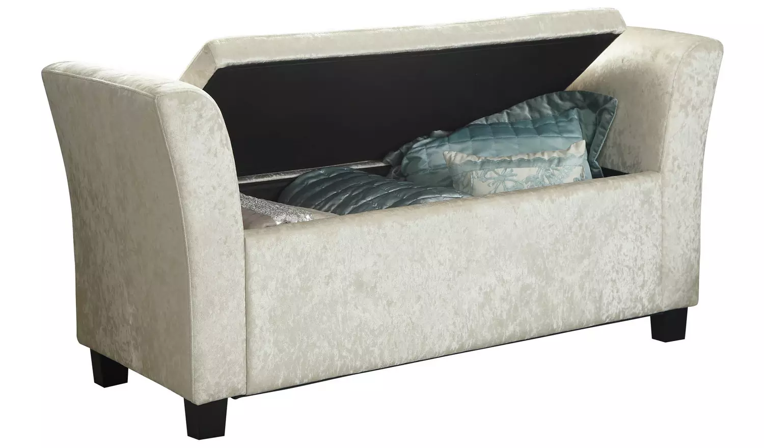 GFW Verona Window Velvet Seat - Oyster White